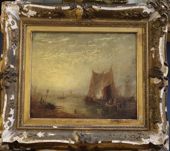 After J.M.W. Turner Evening Glow 14 x 17in.